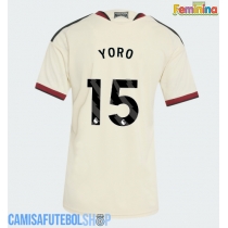 Camisa de time de futebol Manchester United Leny Yoro #15 Replicas 3º Equipamento Feminina 2026-27 Manga Curta